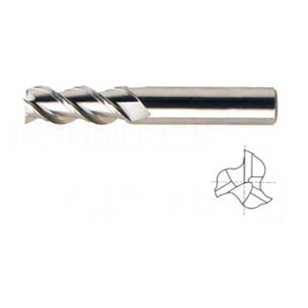 Yg-1 Tool 3 Flute Regular Length 45 Deg Helix Ticn-Coated Carbide 34558TC - main